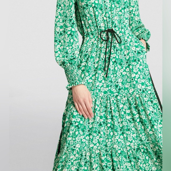 Me + Em Flower silhouette Drawstring Maxi Dress - Picture 2 of 4